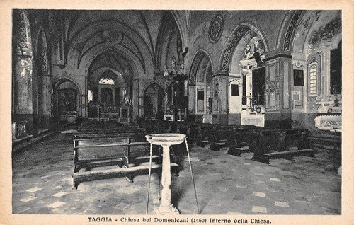 Cartolina Taggia Chiesa dei Domenicani Interno | Immagine Gallery 1