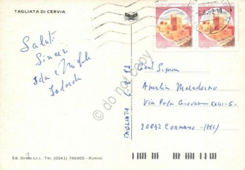 Cartolina Tagliata di Cervia vedute 1992 (Ravenna) | Immagine Gallery 2