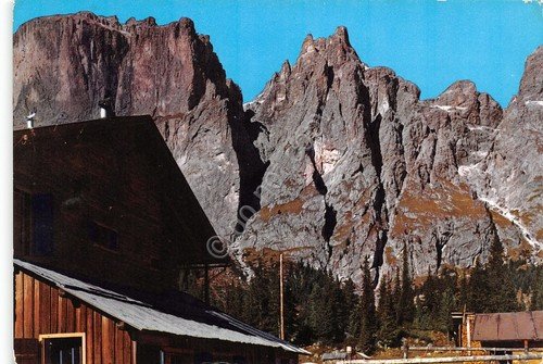 Cartolina Talmassons case e montagne 1968 | Immagine principale