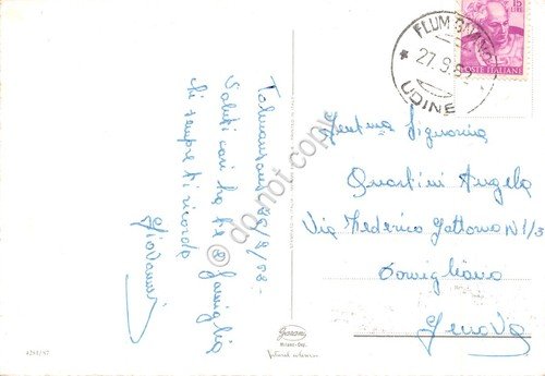 Cartolina Talmassons case e montagne 1968 | Immagine Gallery 2