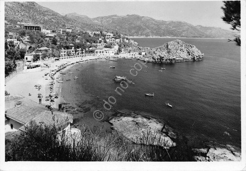 Cartolina Taormina spiaggia 1961 | Immagine principale