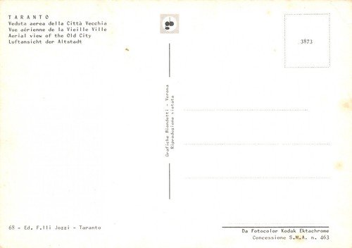 Cartolina Taranto Città Vecchia panorama aereo | Immagine Gallery 2