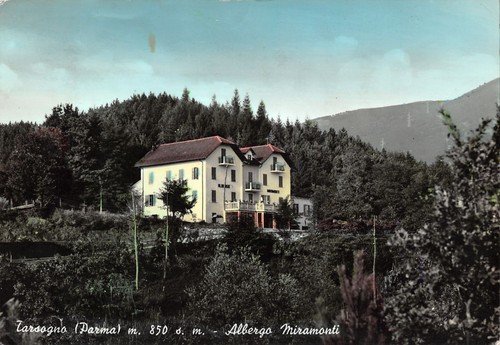 Cartolina Tarsogno Albergo Miramonti anni '60