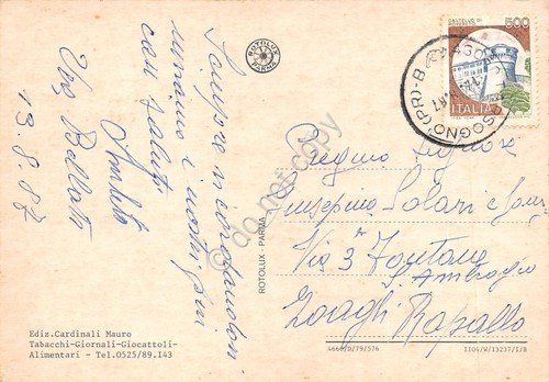 Cartolina Tarsogno vedute varie paese 1987 | Immagine Gallery 2