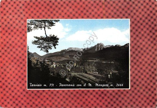 Cartolina Tarvisio Panorama Monte Tarvat 1963 (Udine)