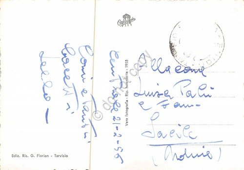 Cartolina Tarvisio vedute e seggiovia 1956 | Immagine Gallery 2