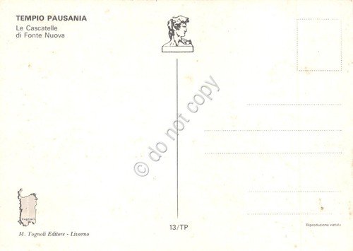 Cartolina Tempio Pausania Le cascatelle di Fonte Nuova | Immagine Gallery 2