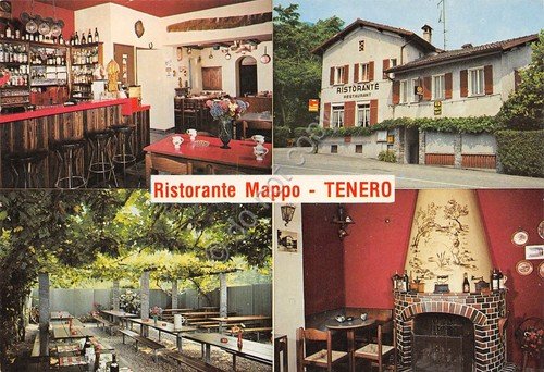 Cartolina Tenero Lago Maggiore Ristorante Mappo Groppo 4 vedute | Immagine principale