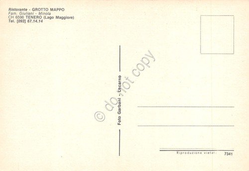 Cartolina Tenero Lago Maggiore Ristorante Mappo Groppo 4 vedute | Immagine Gallery 2