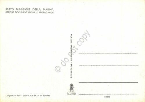 Cartolina Teramo Ingresso scuole CEMM Lorenzo Bezzi Marina animata marinai | Immagine Gallery 2