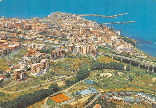 Cartolina Termoli panorama 1985