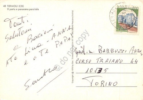 Cartolina Termoli Porto e panorama parziale | Immagine Gallery 2