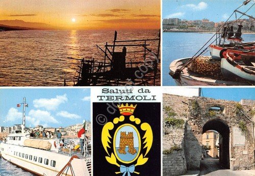 Cartolina Termoli vedute 1970 (Campobasso) | Immagine principale