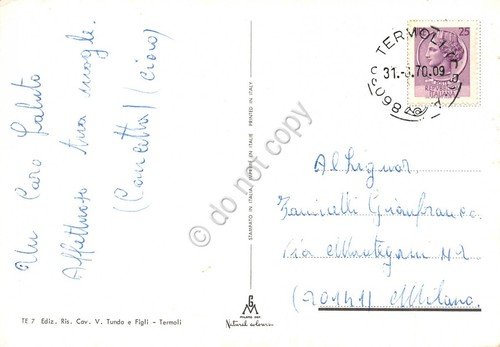 Cartolina Termoli vedute 1970 (Campobasso) | Immagine Gallery 2