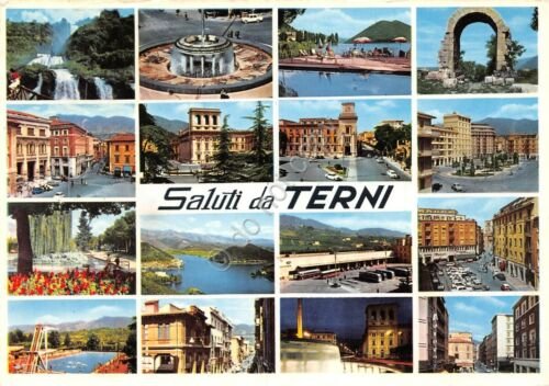 Cartolina Terni vedute varie 1969