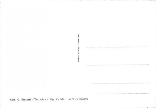 Cartolina Terracina Ristorante Scoglio delle Sirene