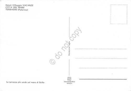 Cartolina Terrasini Palermo Hotel villaggio Città del Mare vedute sport | Immagine Gallery 2