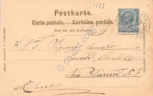 Cartolina Territet et Glion 1908 | Immagine Gallery 2