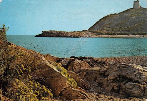 Cartolina Teulada Torre di Chia Bithia 1982 | Immagine principale