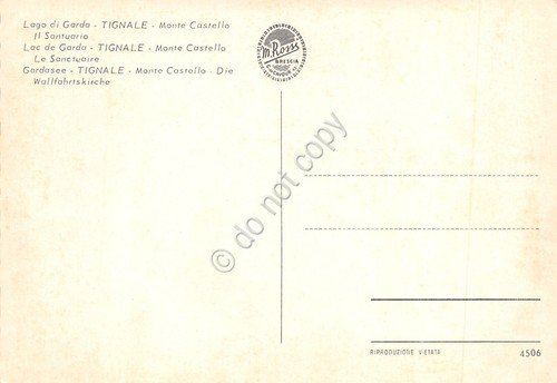 Cartolina Tignale vedute varie panorama dall'alto anni '70 | Immagine Gallery 2