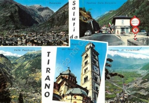 Cartolina Tirano vedute Dogana (Sondrio) | Immagine principale