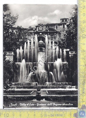 Cartolina Tivoli - Villa d'Este - Fontana - 1955 (Roma) | Immagine principale