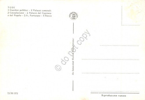 Cartolina Todi vedute (Perugia) | Immagine Gallery 2