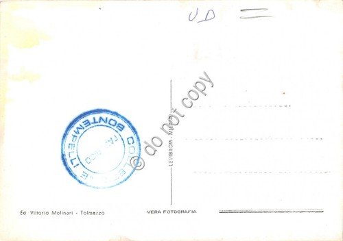 Cartolina Tolmezzo Piazza XX Settembre animata