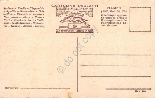 Cartolina Tommaso Tittoni Statista