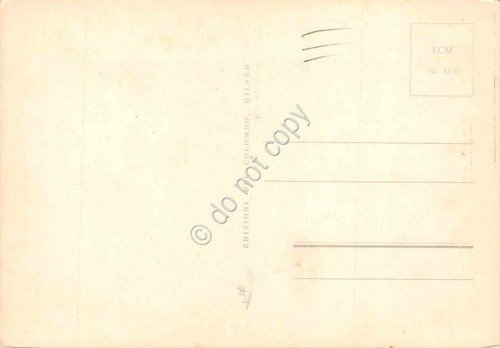 Cartolina Topo Gigio vestito da Babbo Natale Ed. Del Colombo