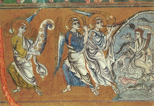 Cartolina Torcello Basilica Mosaico Giudizio Universale particolare | Immagine principale