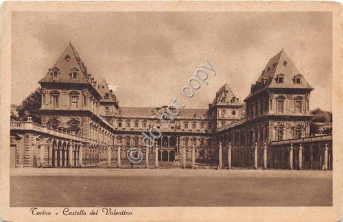 Cartolina Torino Castello del Valentino | Immagine principale