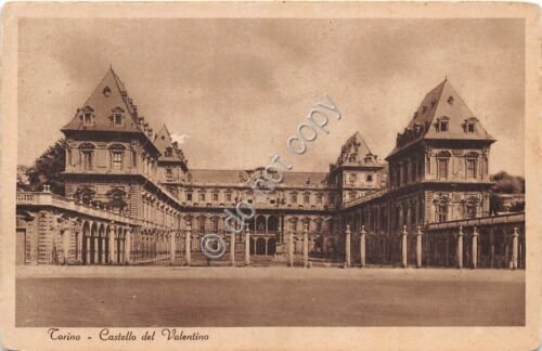 Cartolina Torino Castello del Valentino