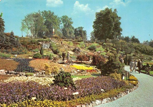 Cartolina Torino Fiori del Mondo 1961 animata