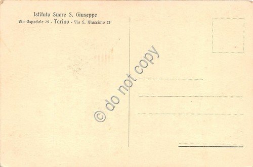 Cartolina Torino Istituto Suore S. Giuseppe Cappella | Immagine Gallery 2