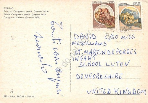 Cartolina Torino Palazzo Carignano ed SACAT | Immagine Gallery 2