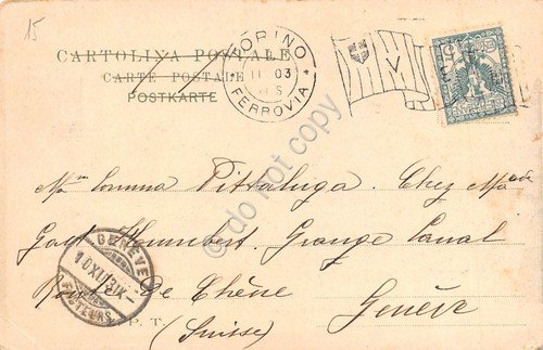 Cartolina Torino Palazzo Madama 1909 | Immagine Gallery 2