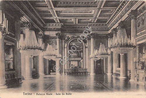 Cartolina Torino Palazzo Reale Sala da Ballo ed. Brunner | Immagine principale