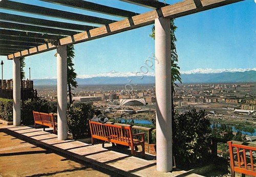 Cartolina Torino panorama da Parco Europa di Cavoretto | Immagine Gallery 1