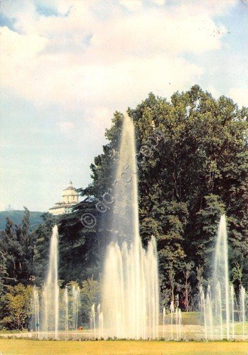 Cartolina Torino Valentino timbro a targhetta Salone automobile 1958 Ed. …