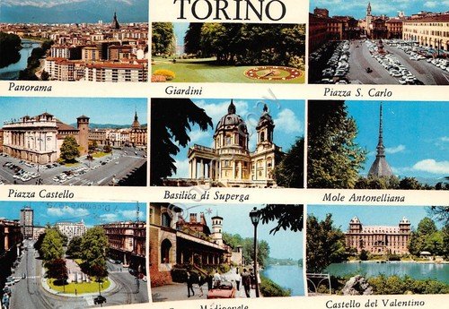 Cartolina Torino vedute 1975 | Immagine principale