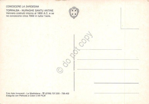 Cartolina Torralba Nuraghe Santu Antine | Immagine Gallery 2