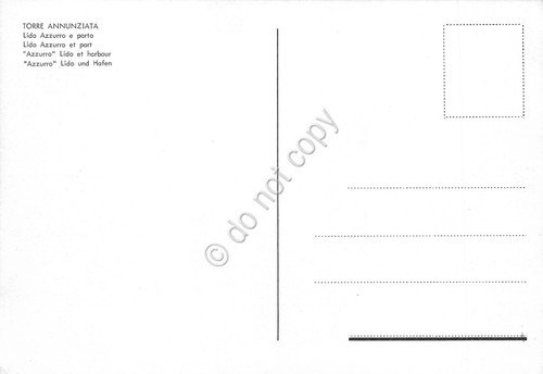 Cartolina Torre Annunziata Lido Azzurro porto stabilimenti anni '90 | Immagine Gallery 2