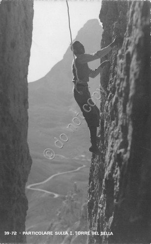 Cartolina Torre del Sella Scalatore 1949 | Immagine principale