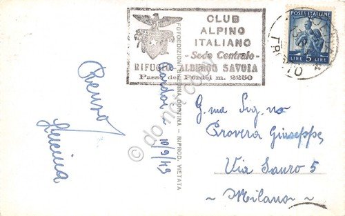 Cartolina Torre del Sella Scalatore 1949 | Immagine Gallery 2