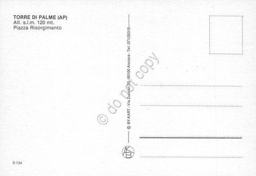 Cartolina Torre di Palme Piazza Risorgimento | Immagine Gallery 2
