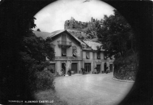 Cartolina Torriglia Albergo Castello 1952