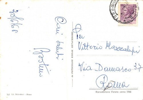 Cartolina Torvaianica Pin Up Vedutine