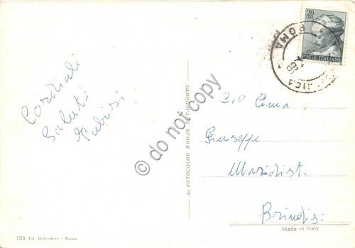 Cartolina Torvaianica Saluti da Vedutine (Altre tematiche)