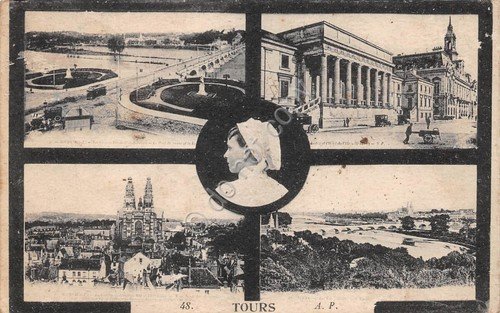 Cartolina Tours Vedutine